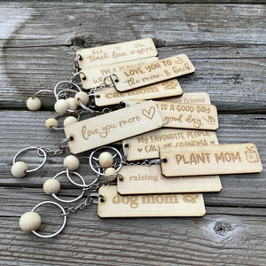 Wooden Keychains