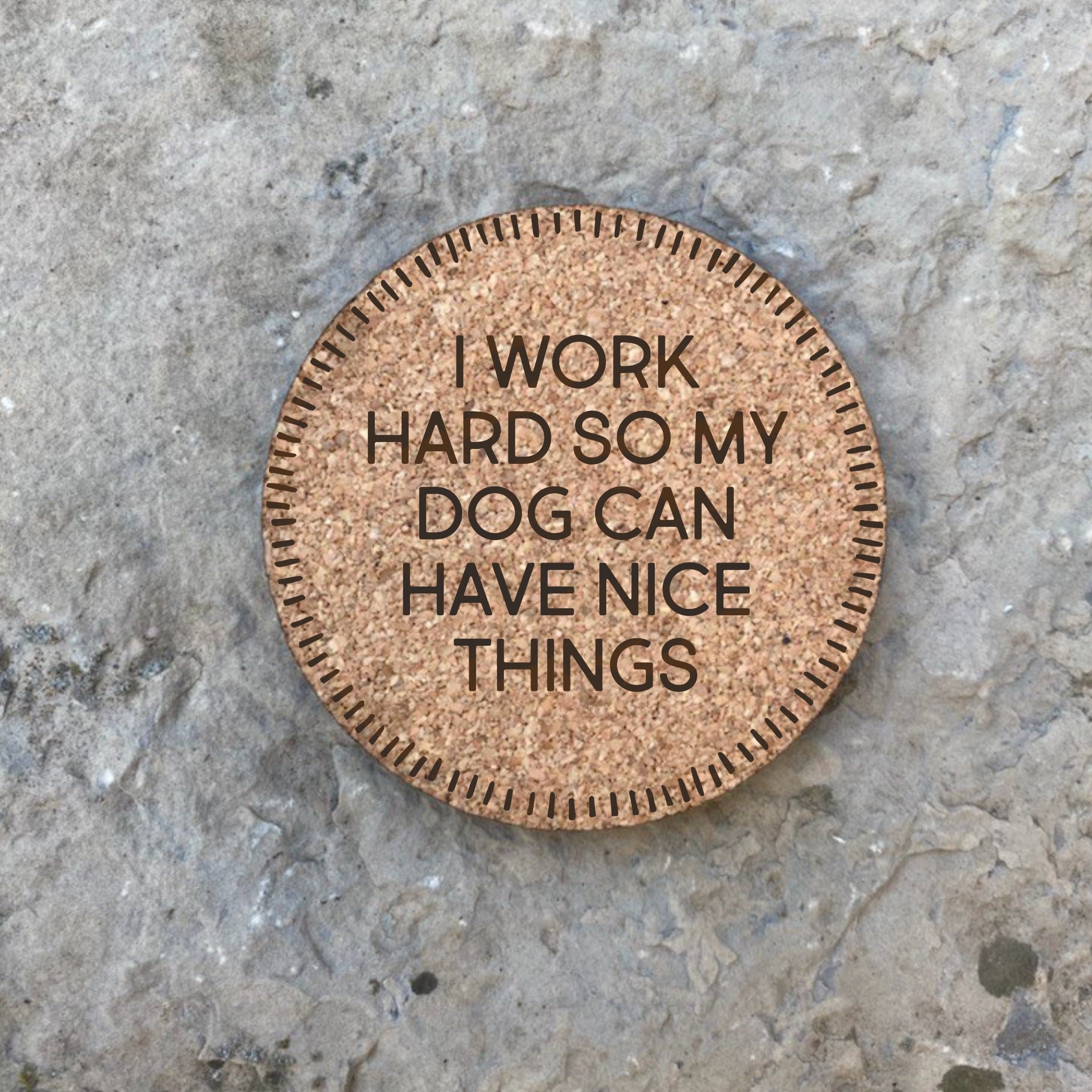 Dog themed Cork Coasters, Eco-friendly coasters, Dog breed Cork Coaster Sets, gifts for dog lovers