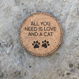 Cat-themed Cork Coasters, Eco-friendly coasters, Cat breed Cork Coaster Sets, gifts for cat lovers