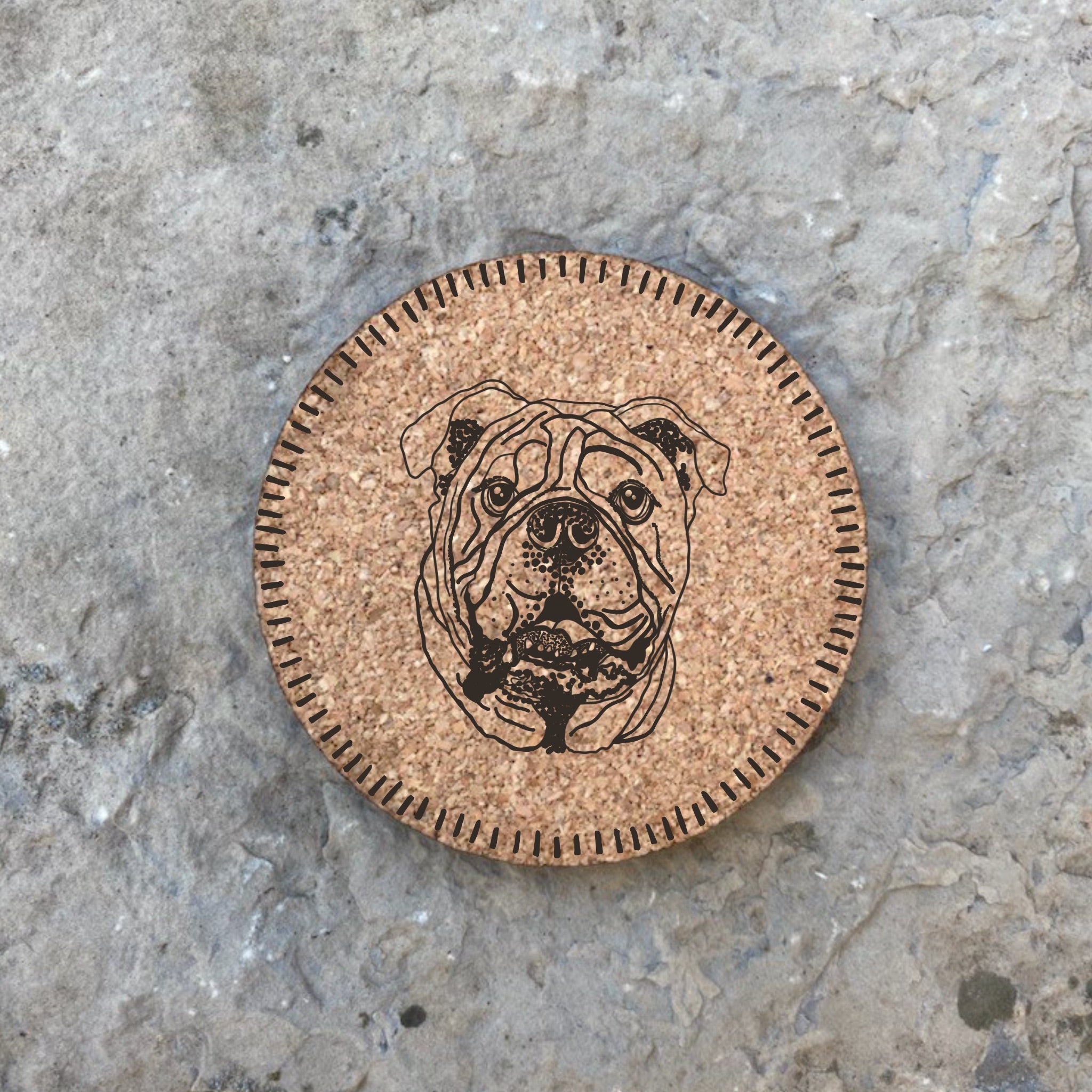 Dog themed Cork Coasters, Eco-friendly coasters, Dog breed Cork Coaster Sets, gifts for dog lovers