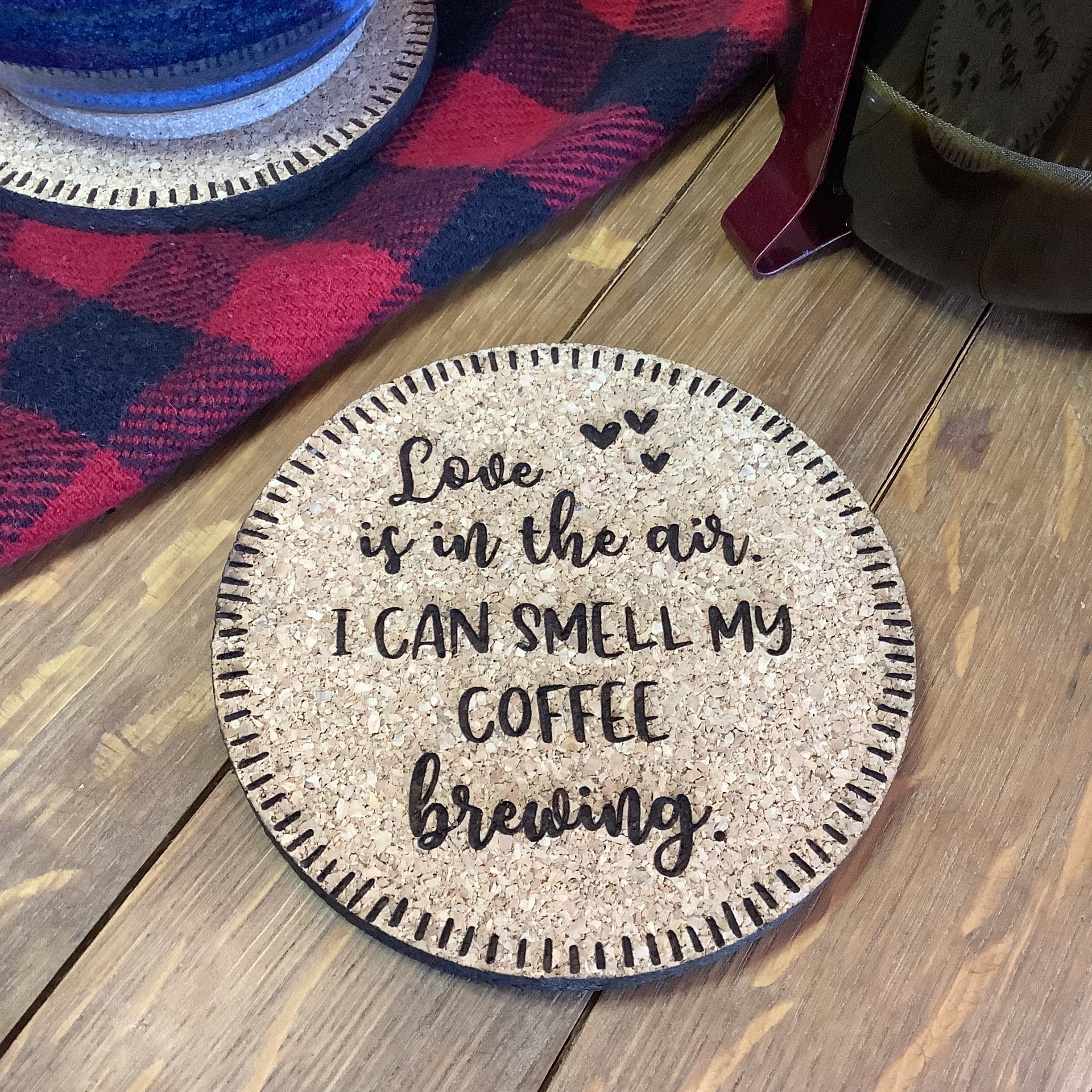 Coffee themed Cork Coasters, Gifts for Coffee Lovers, Coffee Coasters