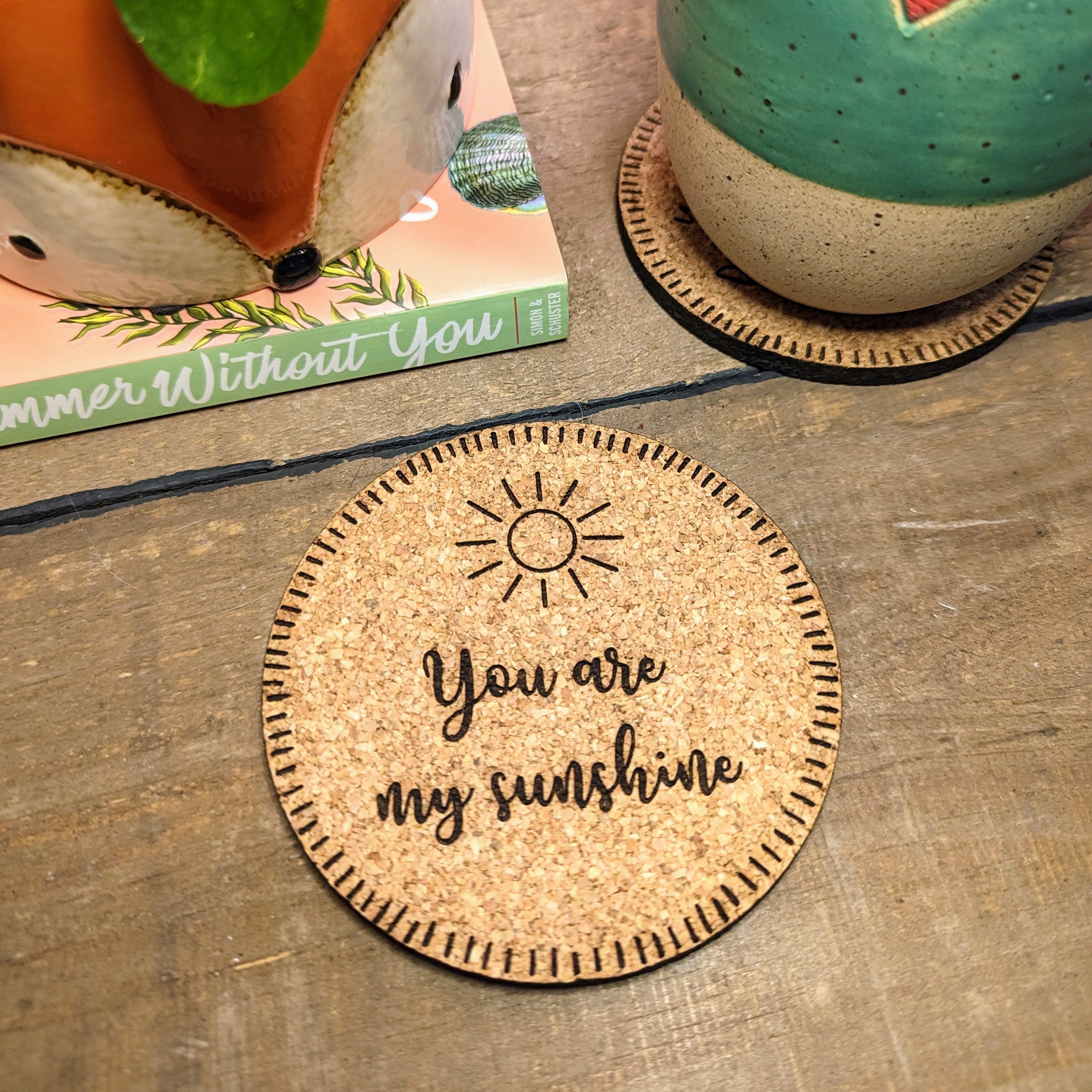 Happy Coaster Set Inspirational Coasters Crawford Custom Engraving